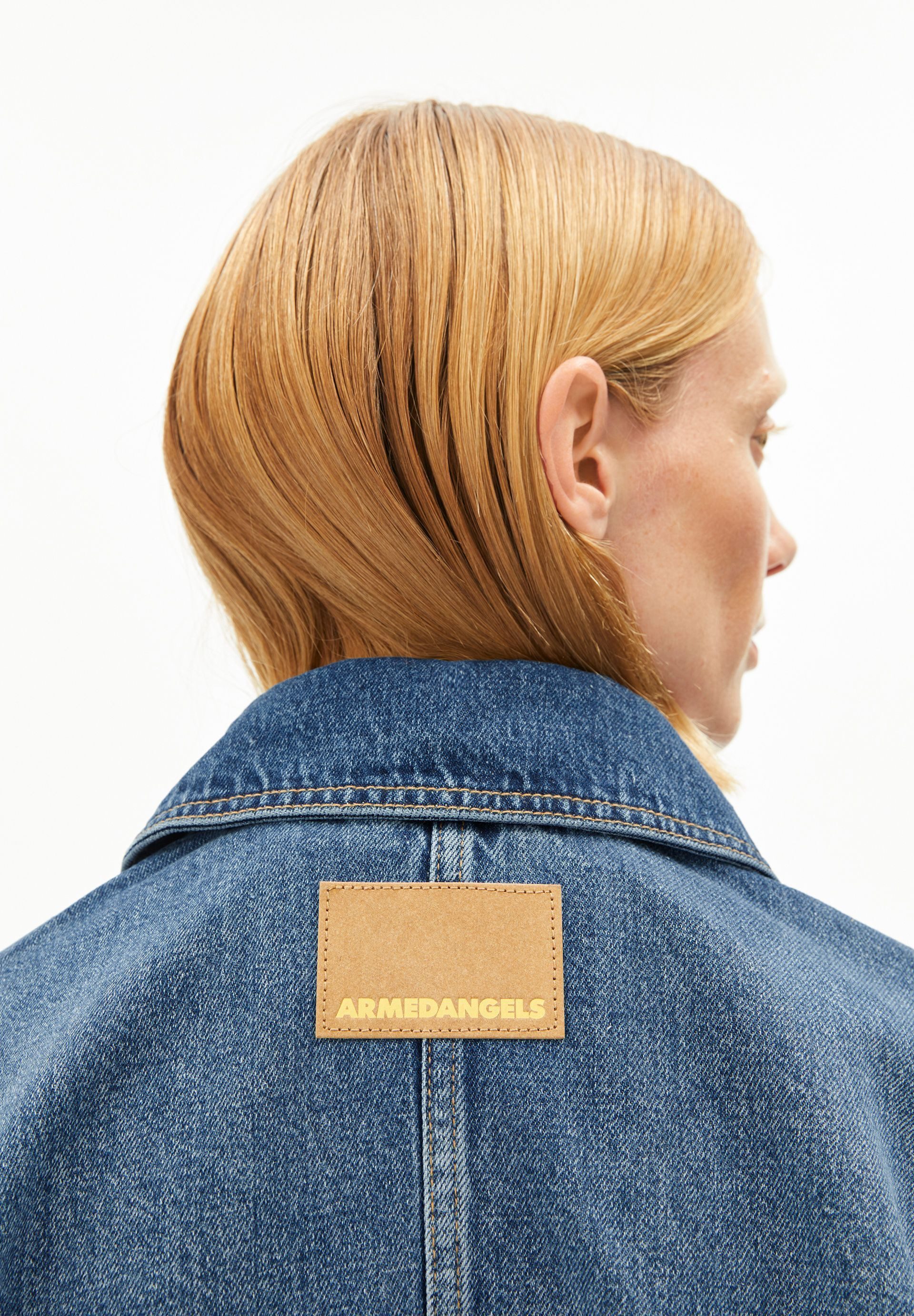 Armedangels Jeansjacke DRAAPY DENIM Jeansjacke aus TENCEL™ Lyocell Mix Oversized Fit