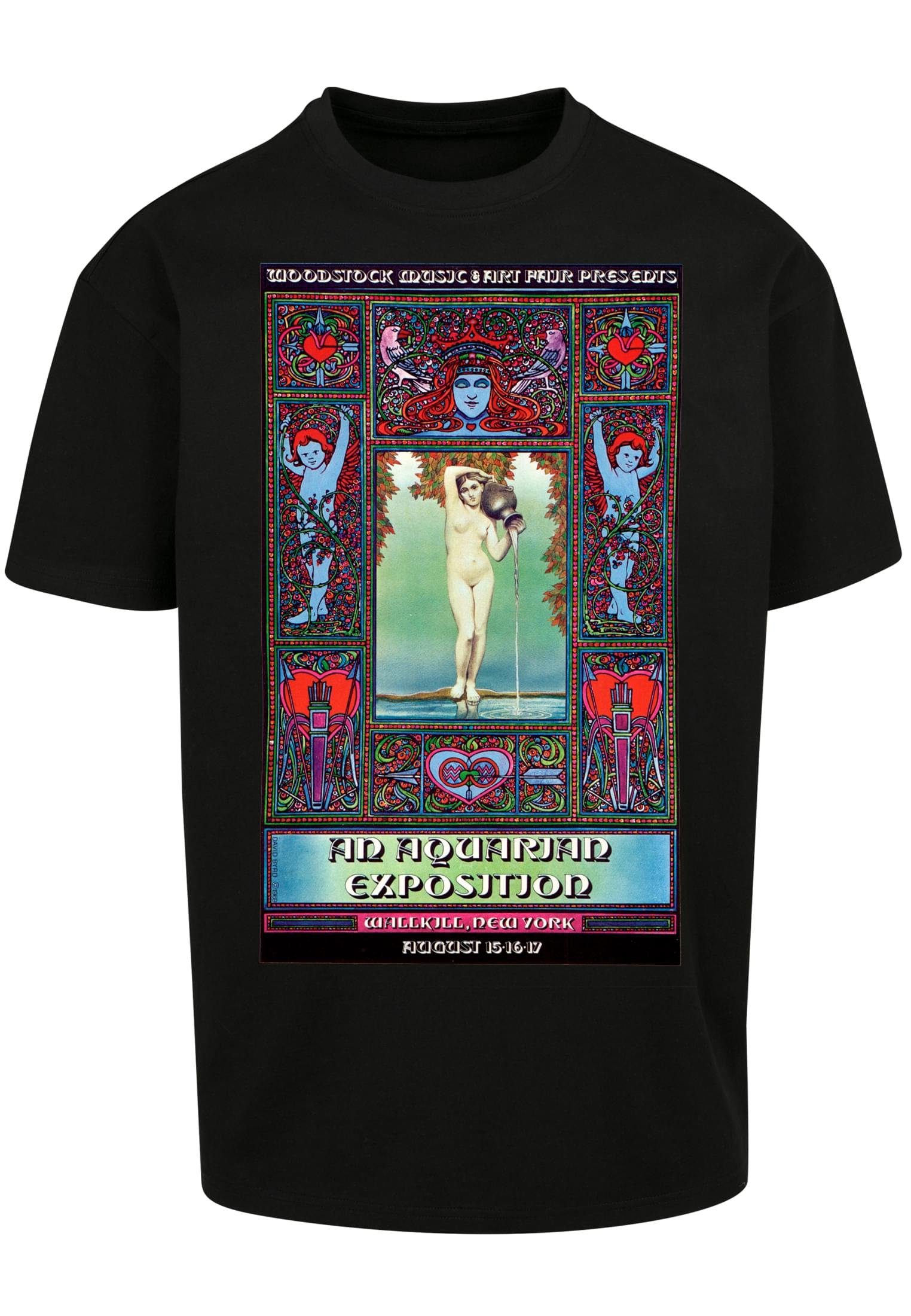 Kurzarmshirt Upscale by Mister Tee Herren Woodstock Wallkill Oversize Tee