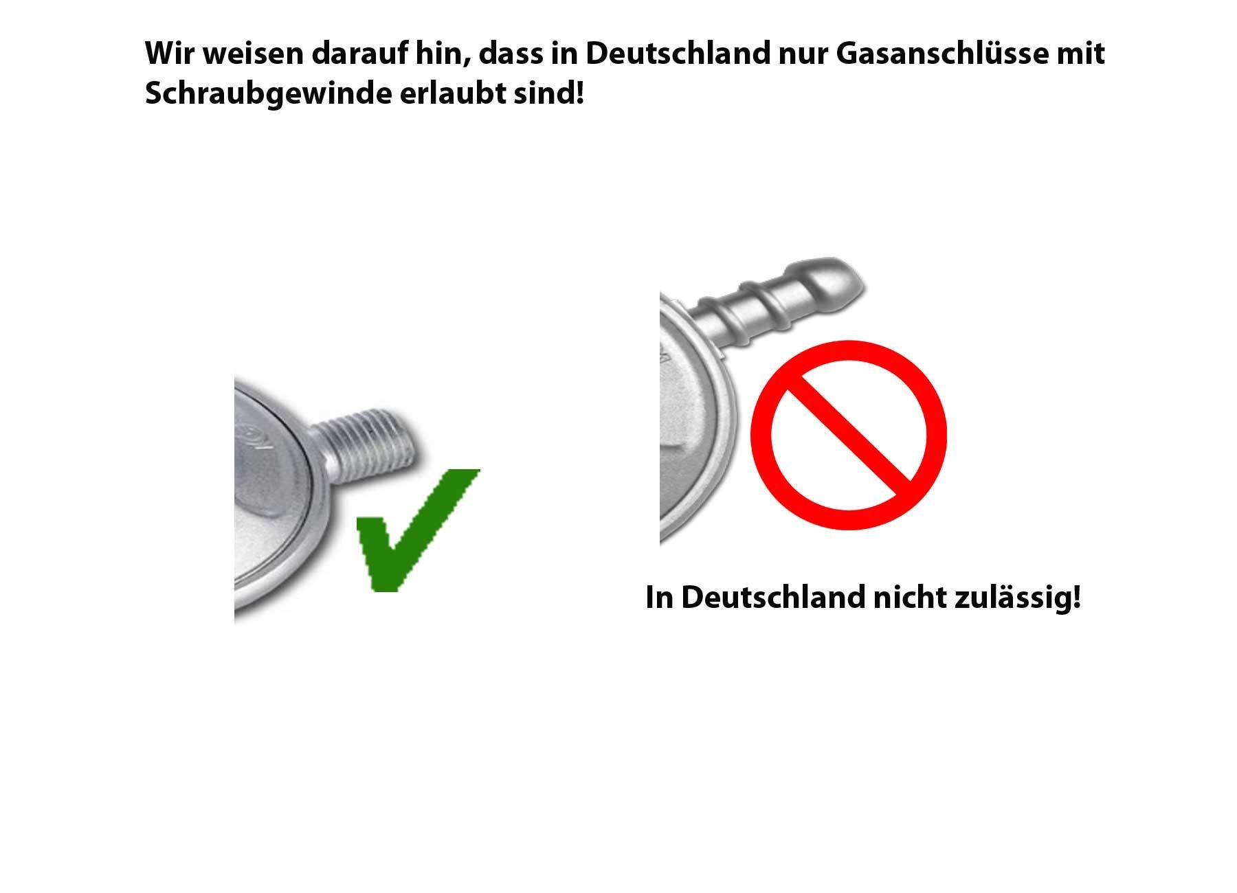 Thumbnail - Cavagna Group Druckminderer 11 Stufen verstellbar, 25 - 50 mbar, Für 3kg, 5 kg, 8kg und 11 kg Propangasflaschen