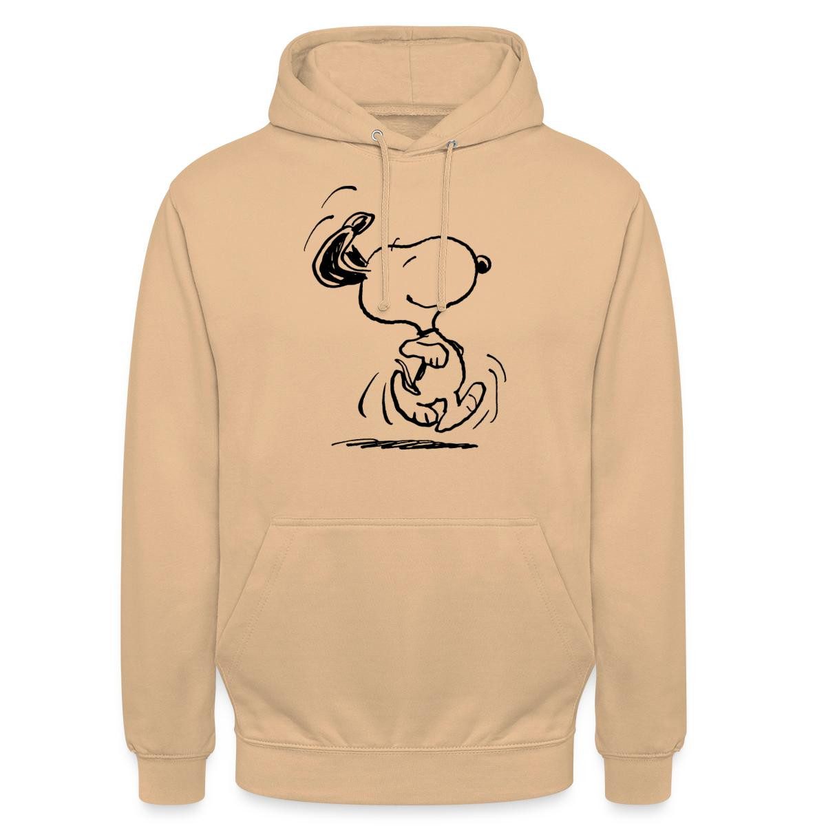 Spreadshirt Hoodie Peanuts Snoopy Happy Unisex Hoodie (1-tlg)