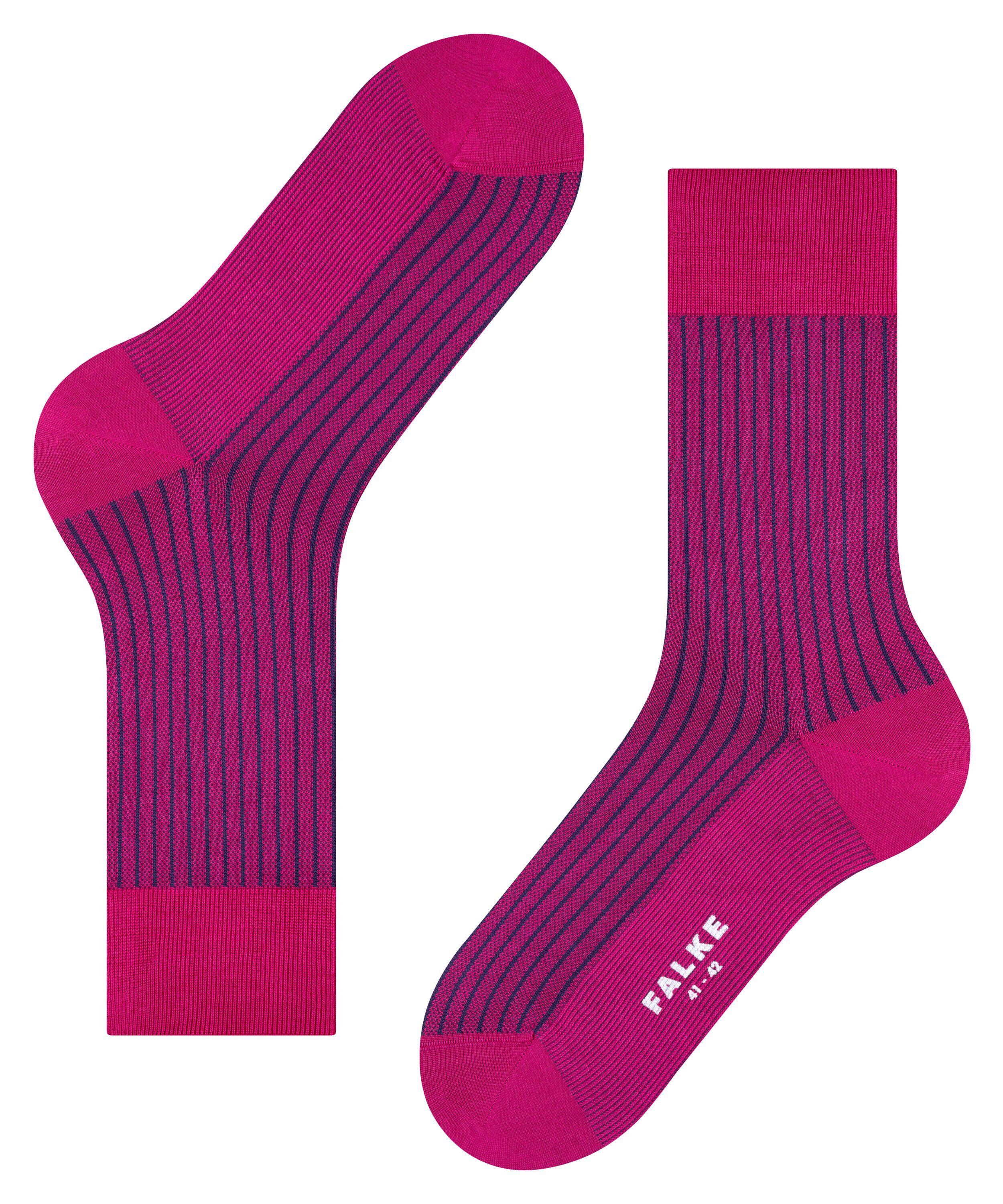 Stripe (1-Paar) FALKE Socken berry (8390) Oxford