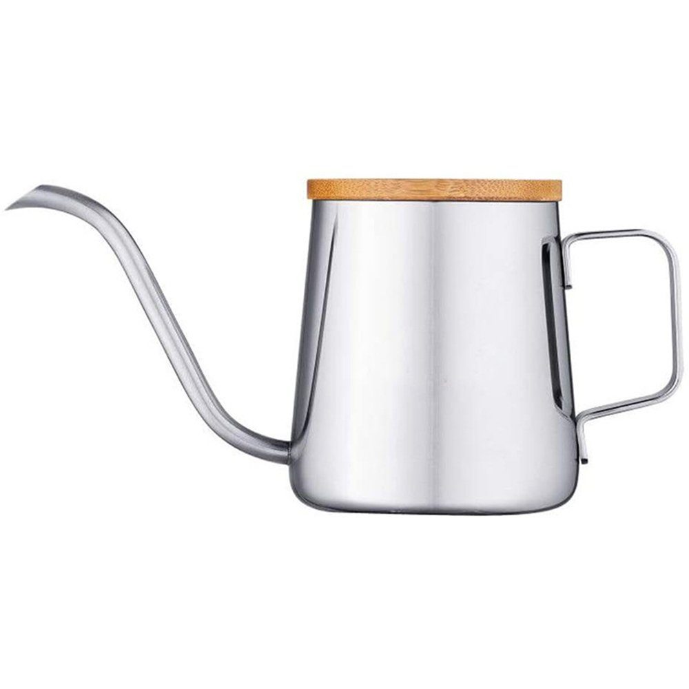 GelldG Wasserkessel Kaffeekessel, Mini-Kaffeekocher, Edelstahl, perfekt für Kaffeefilter.