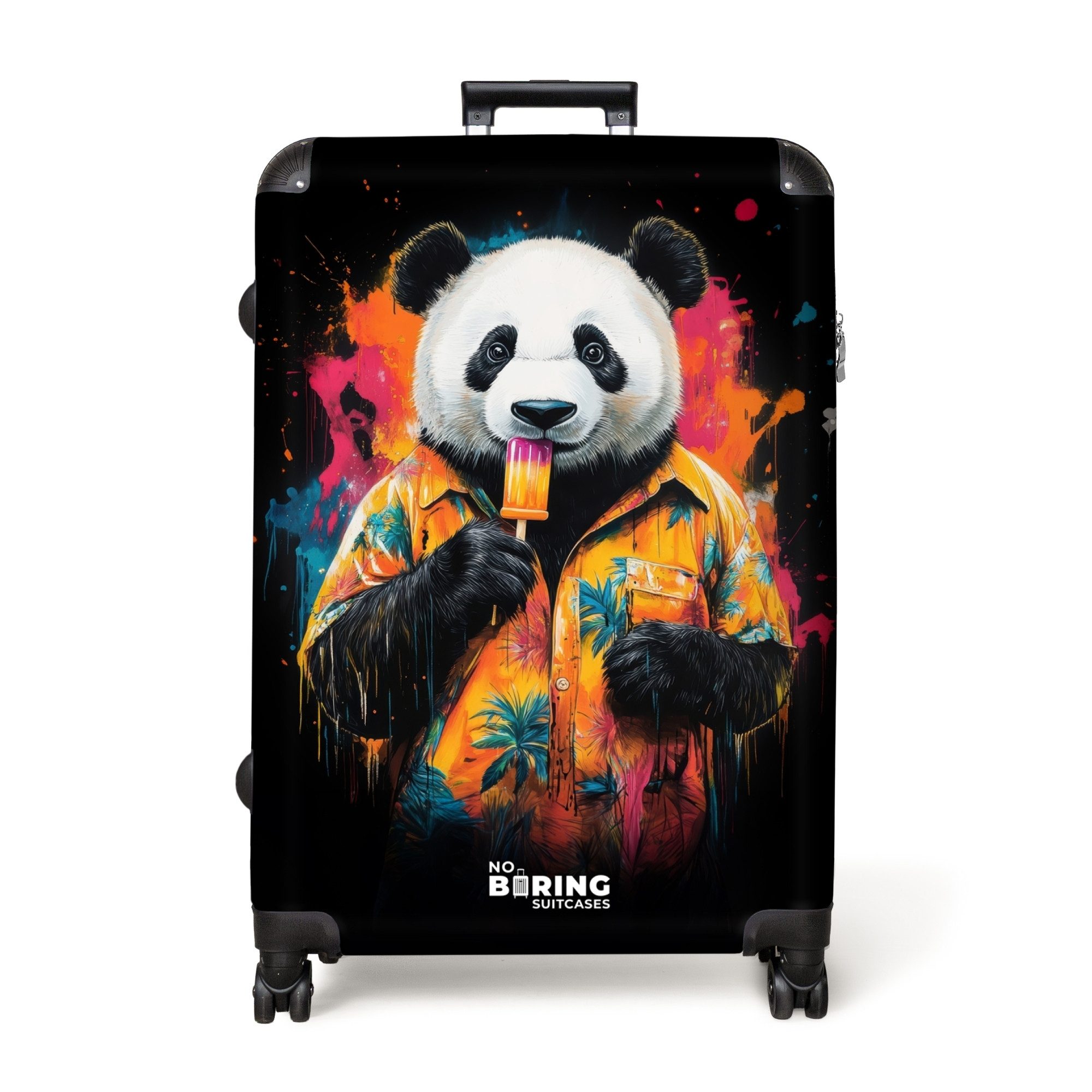 NoBoringSuitcases.com© Hartschalen-Trolley Sommerpanda mit Eiscreme 77 günstig online kaufen