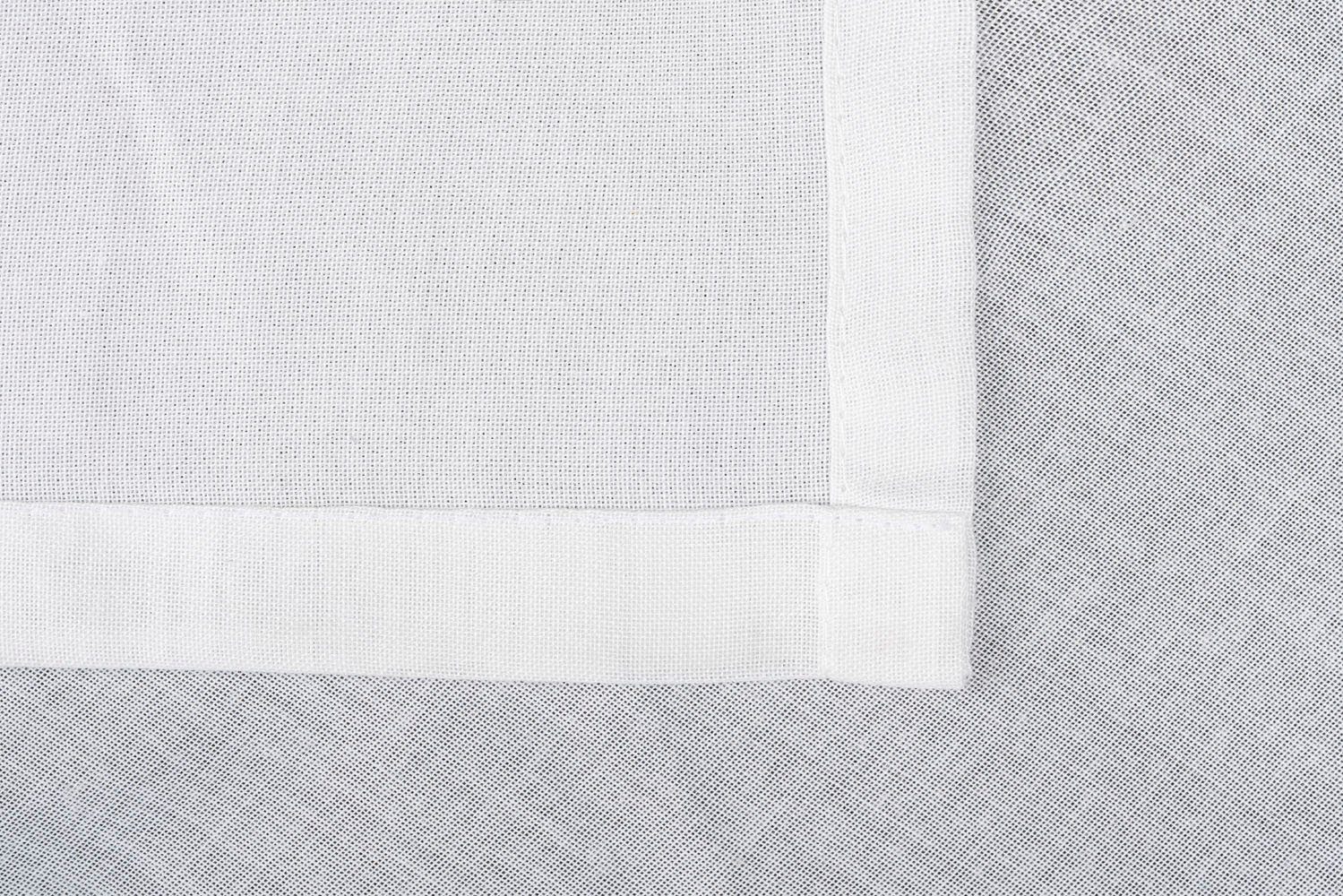 ondeco Vorhang Breeze, Polyester weiß verdeckte transparent, (1 Schlaufen St), mydeco