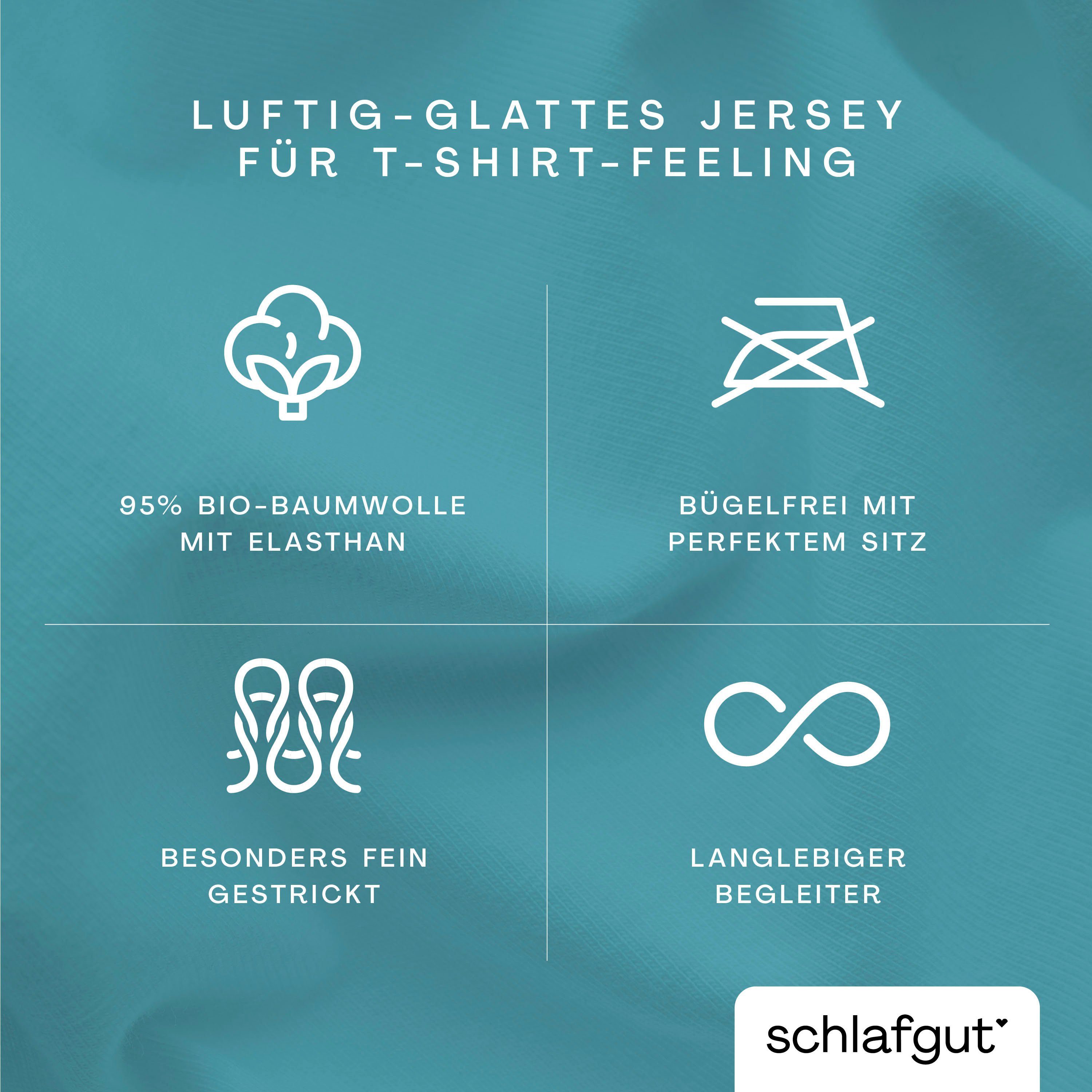 Schlafgut Kissenbezug Premium Kissenbezug Knitted Jersey (1 St), (1 Stück), Ton-in-Ton Reißverschluss, Bio-Baumwolle mit Elasthan, Uni, OEKO Tex