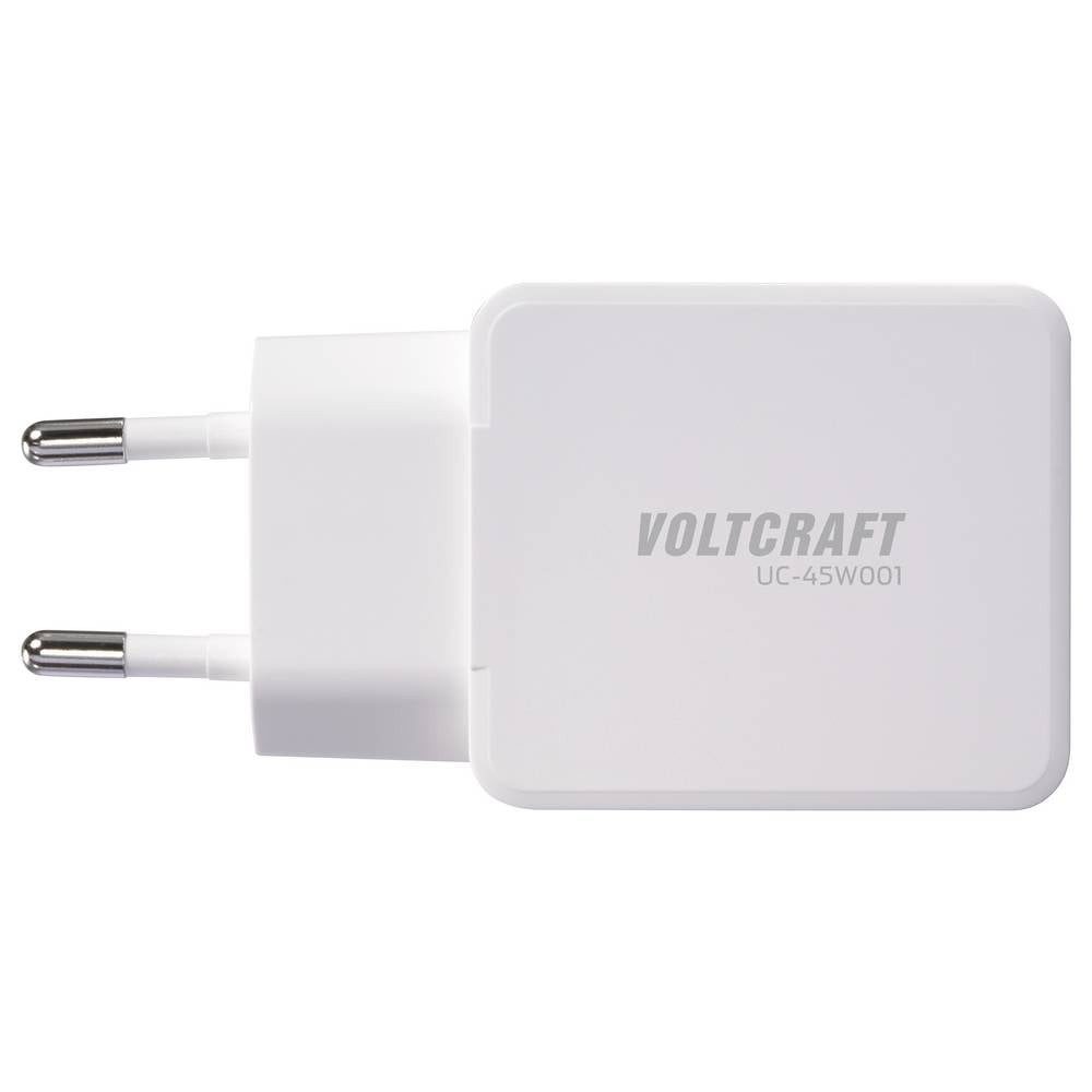 VOLTCRAFT UC-1C1A45W01 USB Ladegerät 45 W 1x USB-A, 1x USB-C® Fast Charge, USB USB-Ladegerät (GaN)