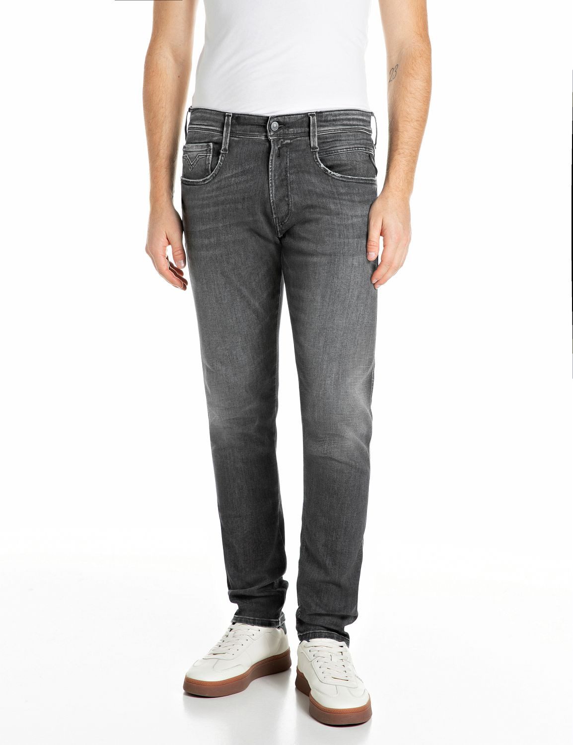 Replay Slim-fit-Jeans Anbass Superstretch elastisch
