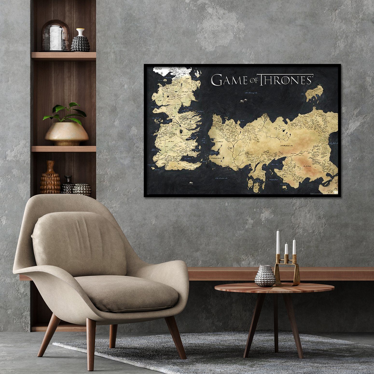 PYRAMID Poster Game of Thrones Poster Die sieben Königslande 91,5 x 61 cm günstig online kaufen