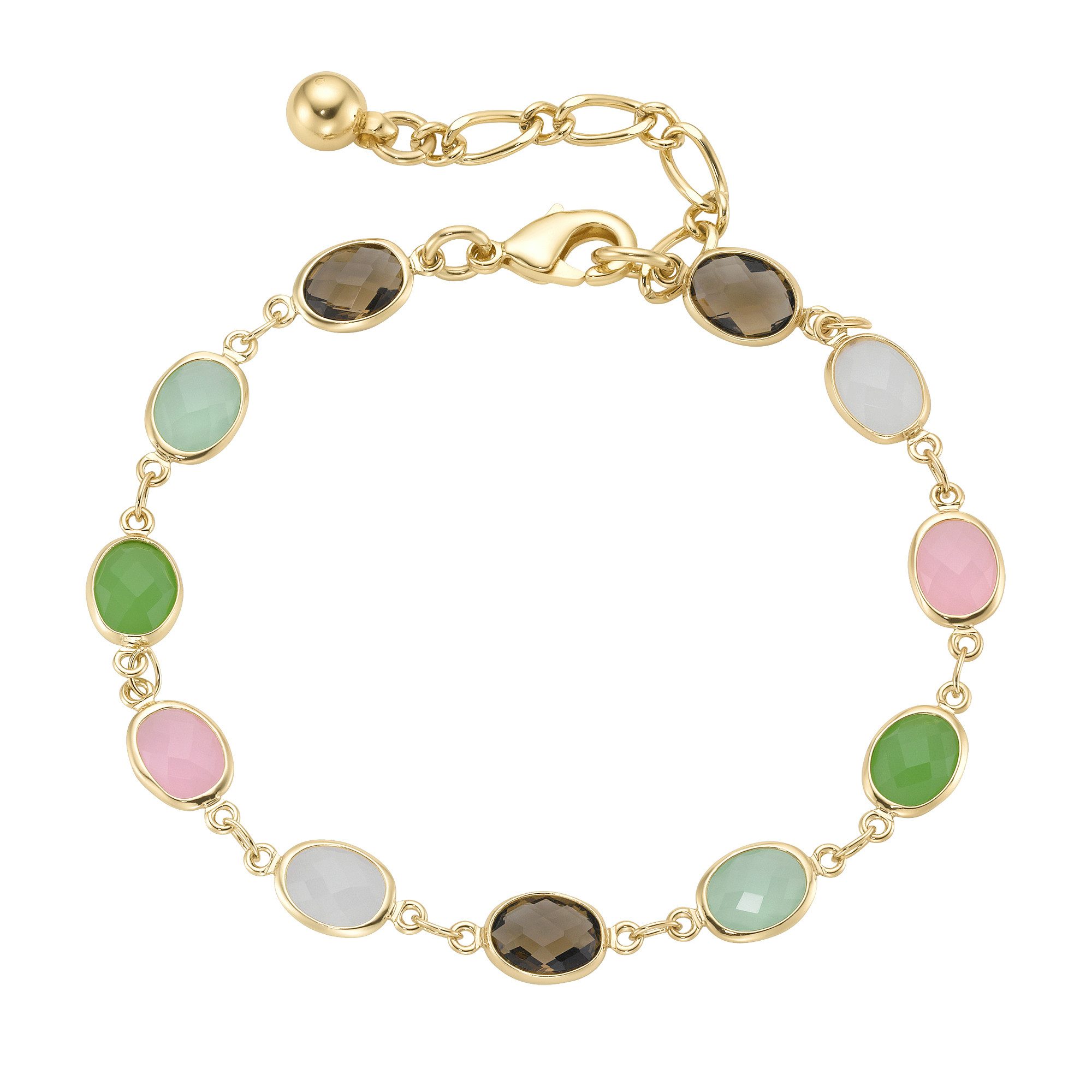 Firetti Armband Schmuck Geschenk Armschmuck Armkette, mit Kristallstein