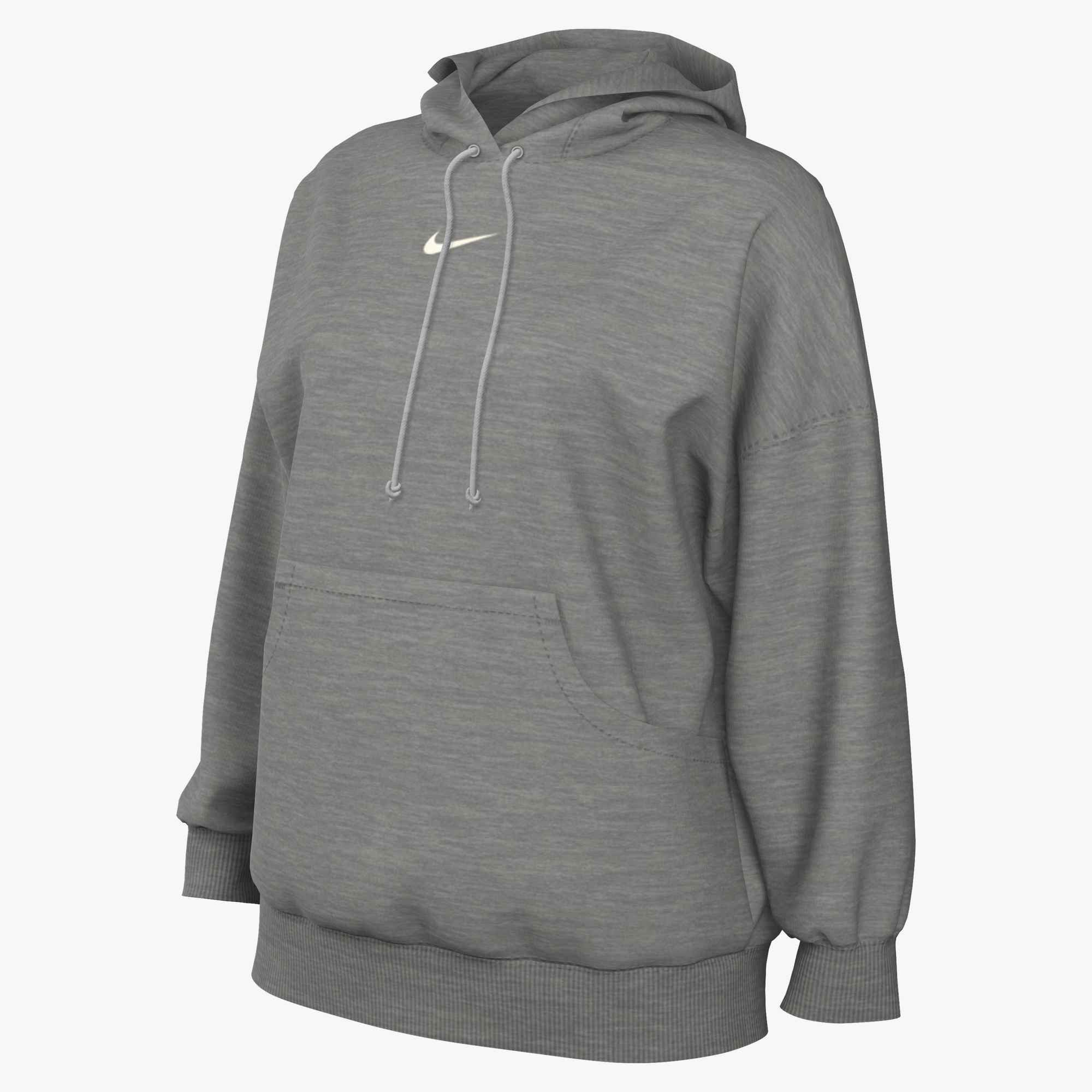 Nike Sportswear Kapuzensweatshirt W NSW PHNX FLC OS PO HOODIE mit Rundhalsausschnitt, Oversize Passform, sportlicher Stil