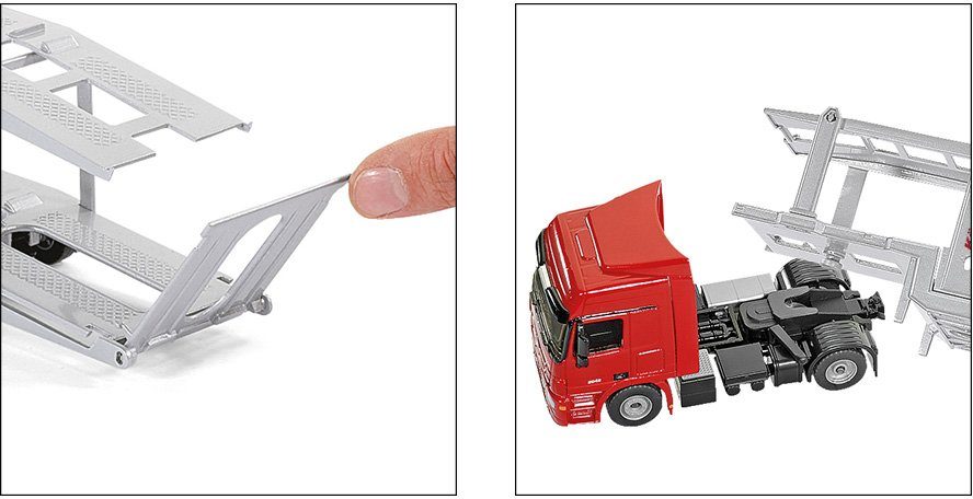 2 inkl. Autotransporter SIKU Spielzeugautos Siku (3934), Super, Spielzeug-LKW