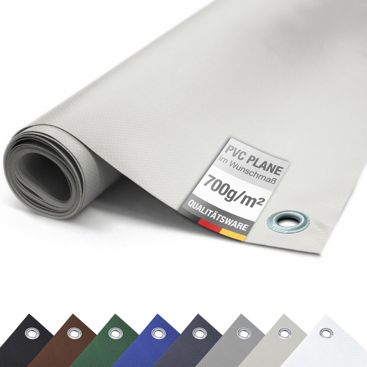 ANKO Planen Schutzplane Plane PVC 700g/m² LKW Plane mit Ösen Abdeckplane, G günstig online kaufen