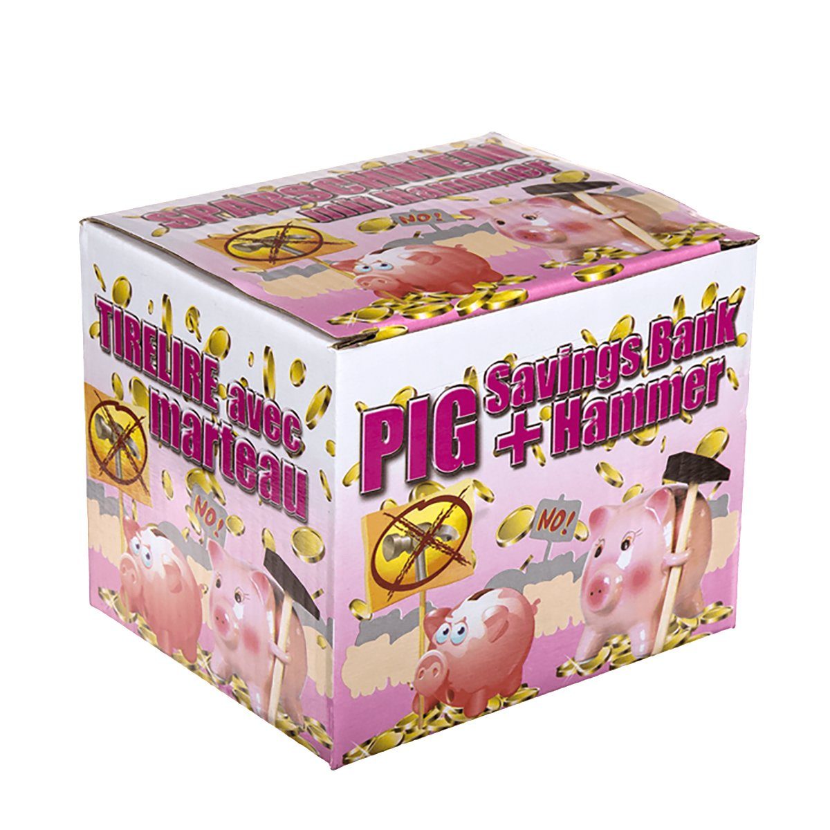 Out of the Blue Spardose Spardose Schwein mit Hammer – Bild 5 von 5