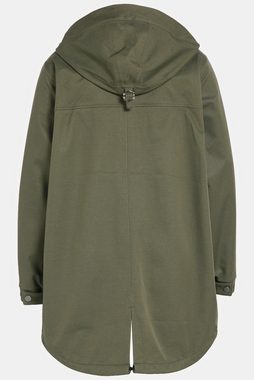 Ulla Popken Parka Jacke Kapuze wasserabweisend Zipper