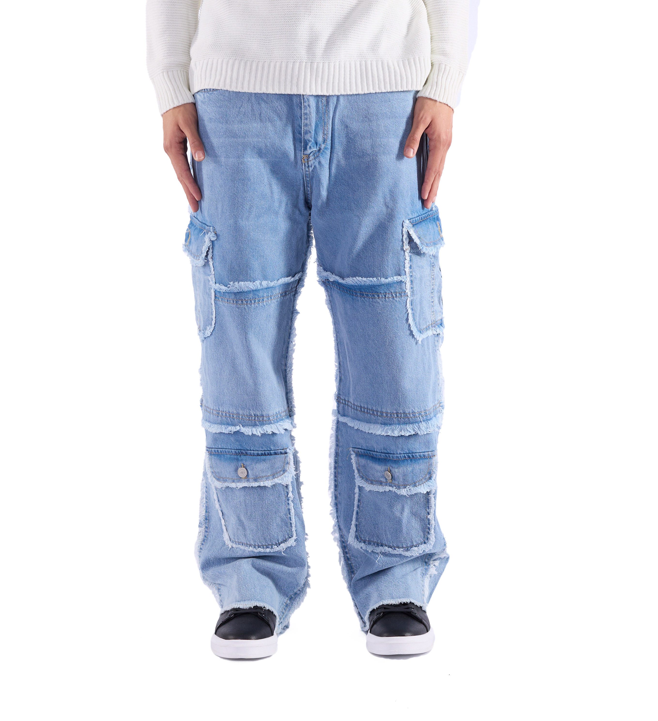 Denim House Loose-fit-Jeans Lässige Herren Baggy günstig online kaufen