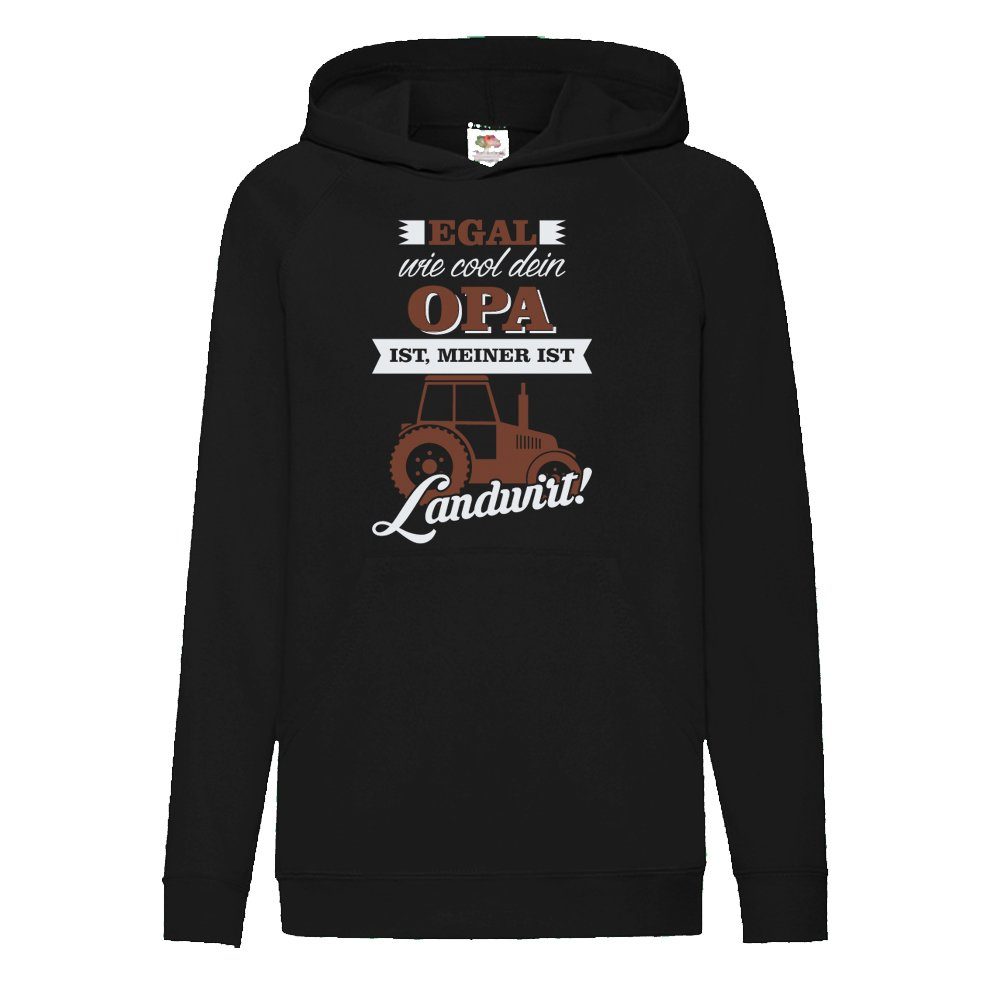 Ggraphics Hoodie Egal, wie cool Dein Opa ist, meiner ist Landwirt