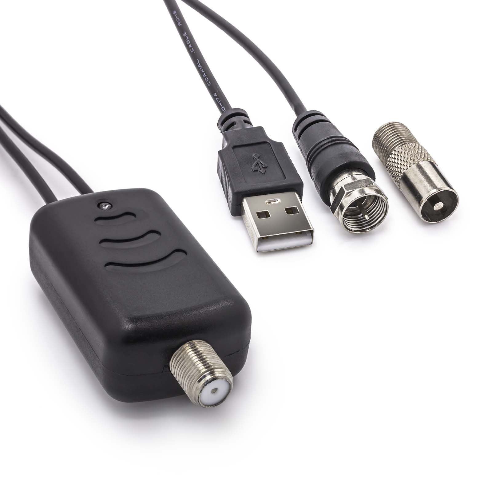 Adapter Universe 1080p Verstärker DVB-T/T2 Antenne Super Flachantenne USB Full HD TV Flachantenne