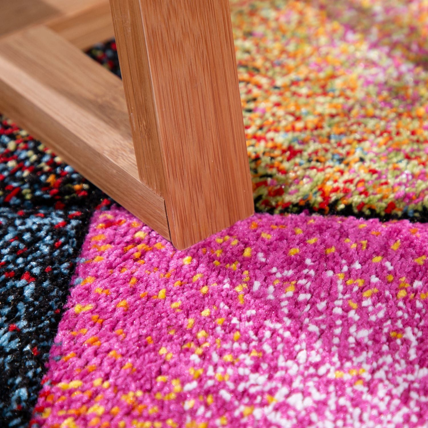 KADIMA DESIGN Teppich Karos Wohnzimmer 100% günstig online kaufen