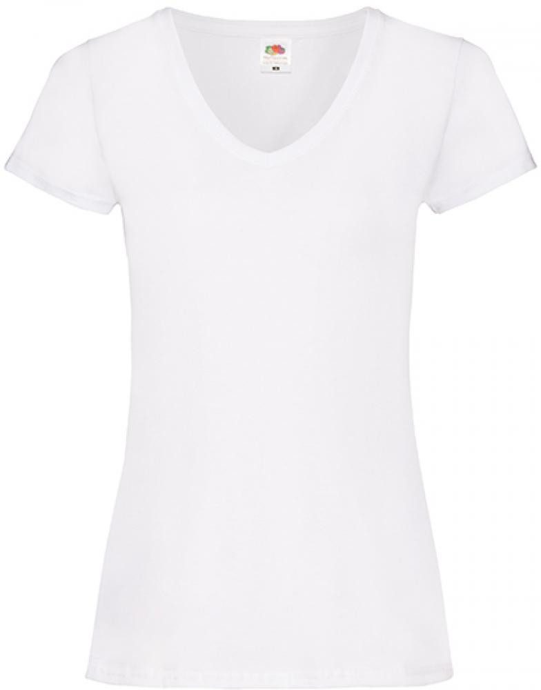 Fruit of the Loom V-Shirt Damen Valueweight V-Neck T Lady-Fit /