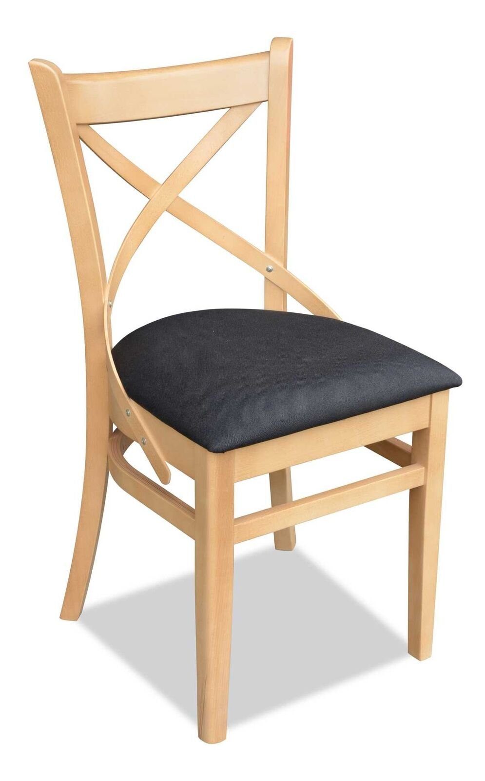JVmoebel Stuhl Esszimmerstuhl Stuhl Sessel Sitzer Esszimmer Holz Klassisch Luxus (1 St) Braun