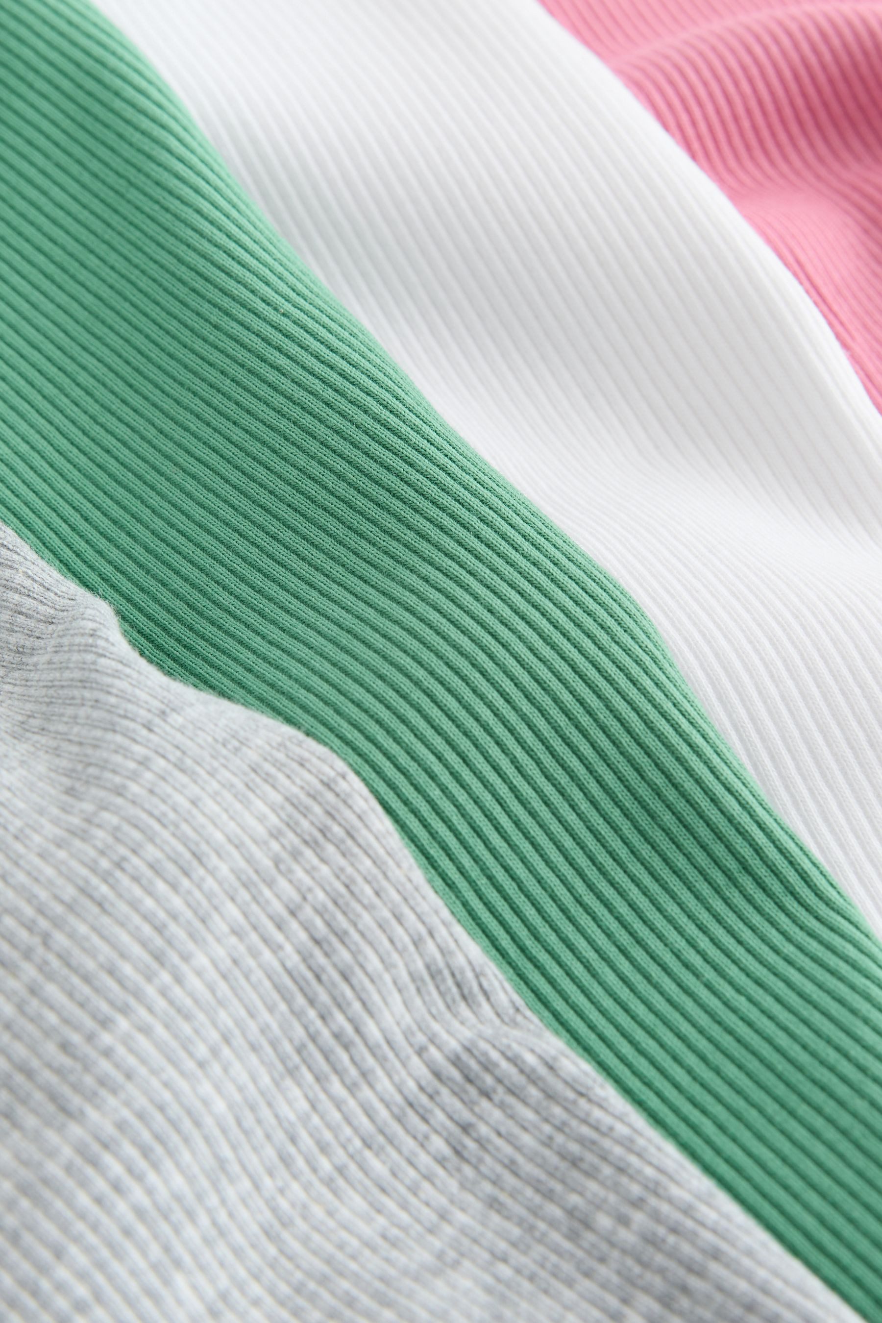 Next Trägertop Gerippte Slim Fit Trägertops im 4er-Pack (4-tlg)