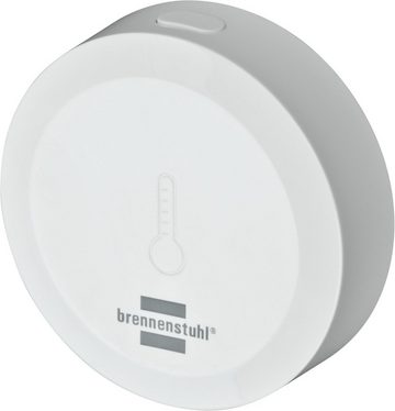 Brennenstuhl Fensterthermometer Zigbee Temperatur- und Feuchtigkeitssensor TFS CZ 01, kostenlose App, Benachrichtigung aufs Handy, smart home