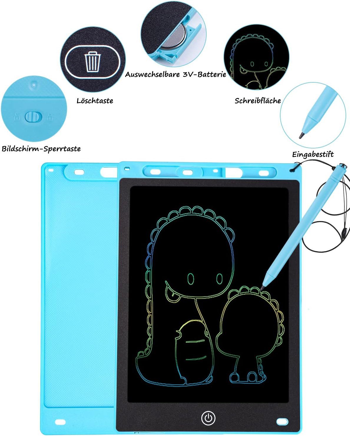 SinLaw Zaubertafel 2 Stück LCD Schreibtafel, buntes Doodle Board für Kinder günstig online kaufen