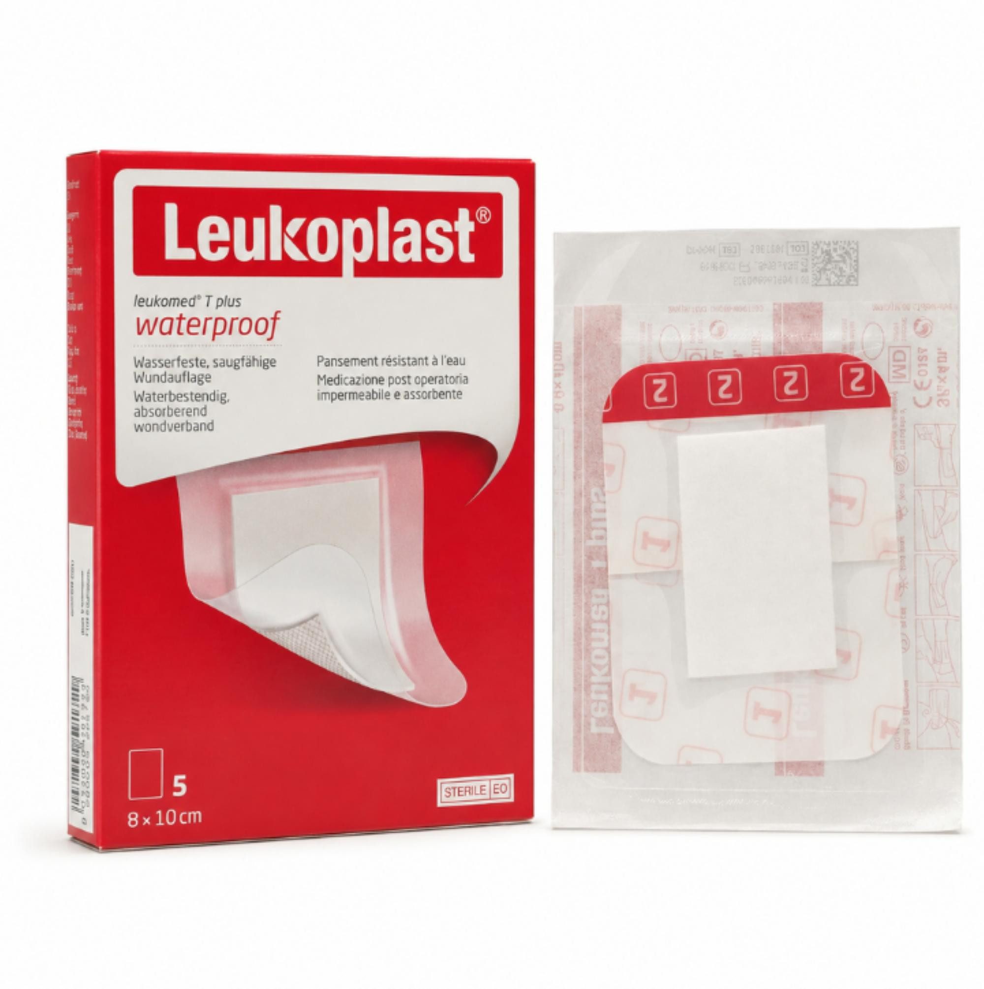 BSN medical GmbH Wundpflaster LEUKOPLAST Leukomed T Plus steril 8x10 cm