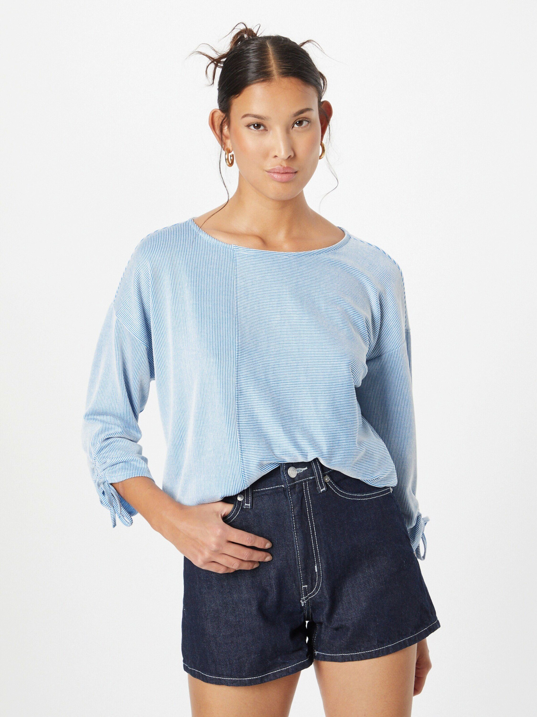 TOM TAILOR Denim 3/4-Arm-Shirt (1-tlg) Drapiert/gerafft günstig online kaufen