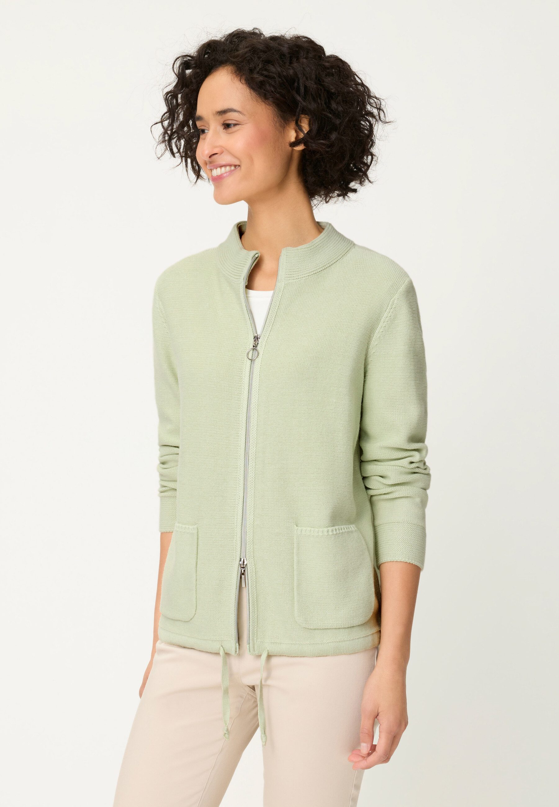 Olsen Cardigan mit Reißverschluss günstig online kaufen