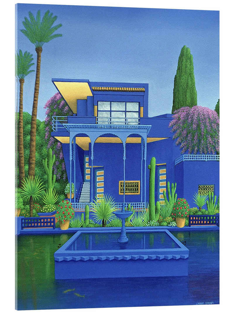 Posterlounge Acrylglasbild Larry Smart, Garten von Majorelle, Marrakesch, Malerei