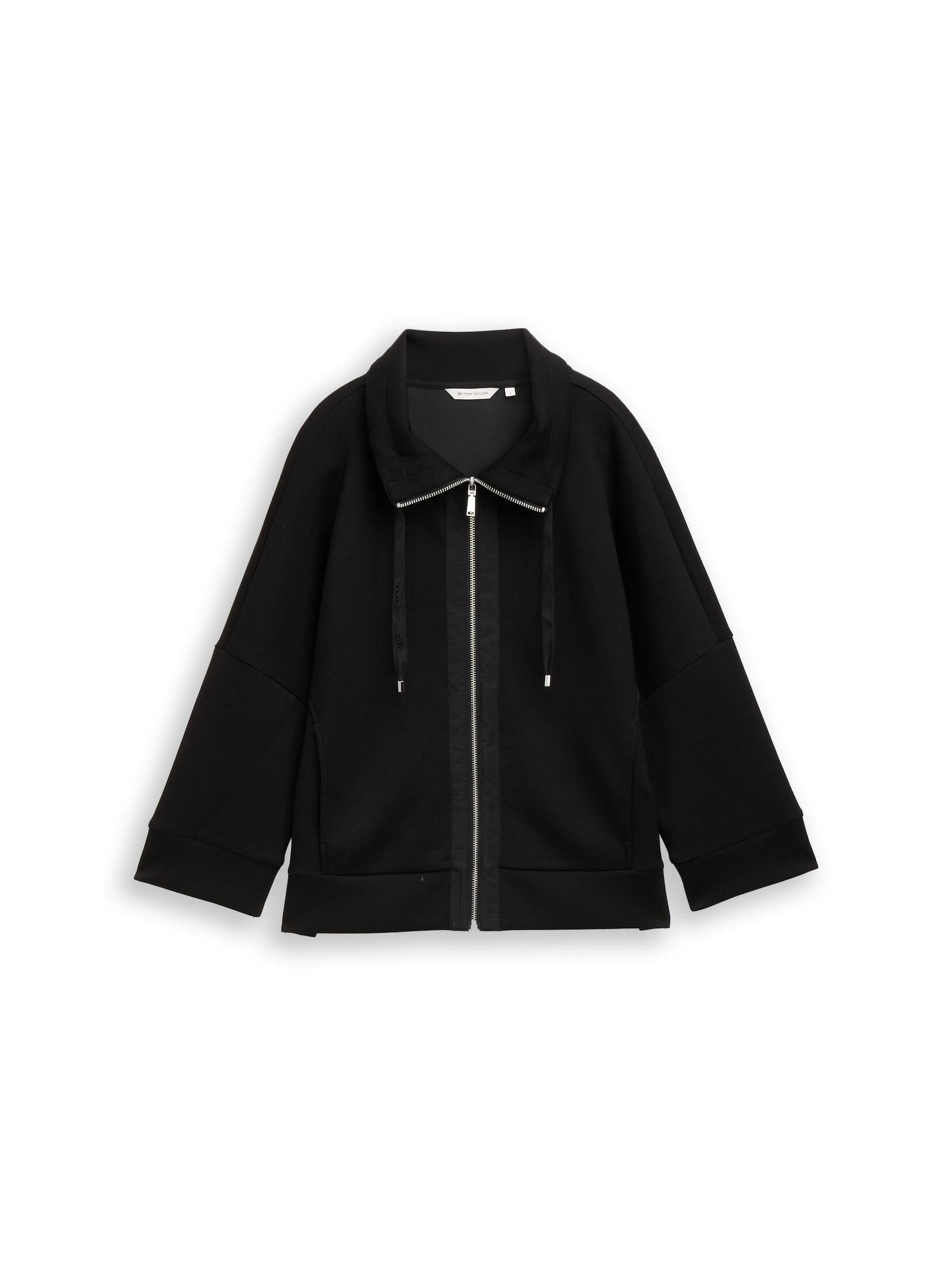 TOM TAILOR Sweatjacke Strick & Sweatshirts Boxy Fit Scuba Sweatjacke günstig online kaufen