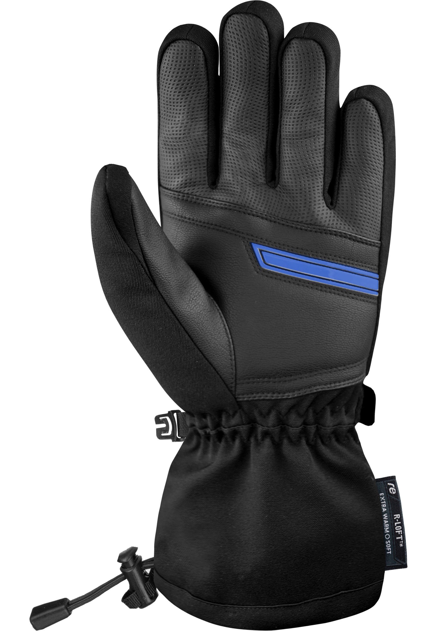 Skihandschuhe Reusch XT blau-schwarz sportlichem Design Crosby R-TEX® in