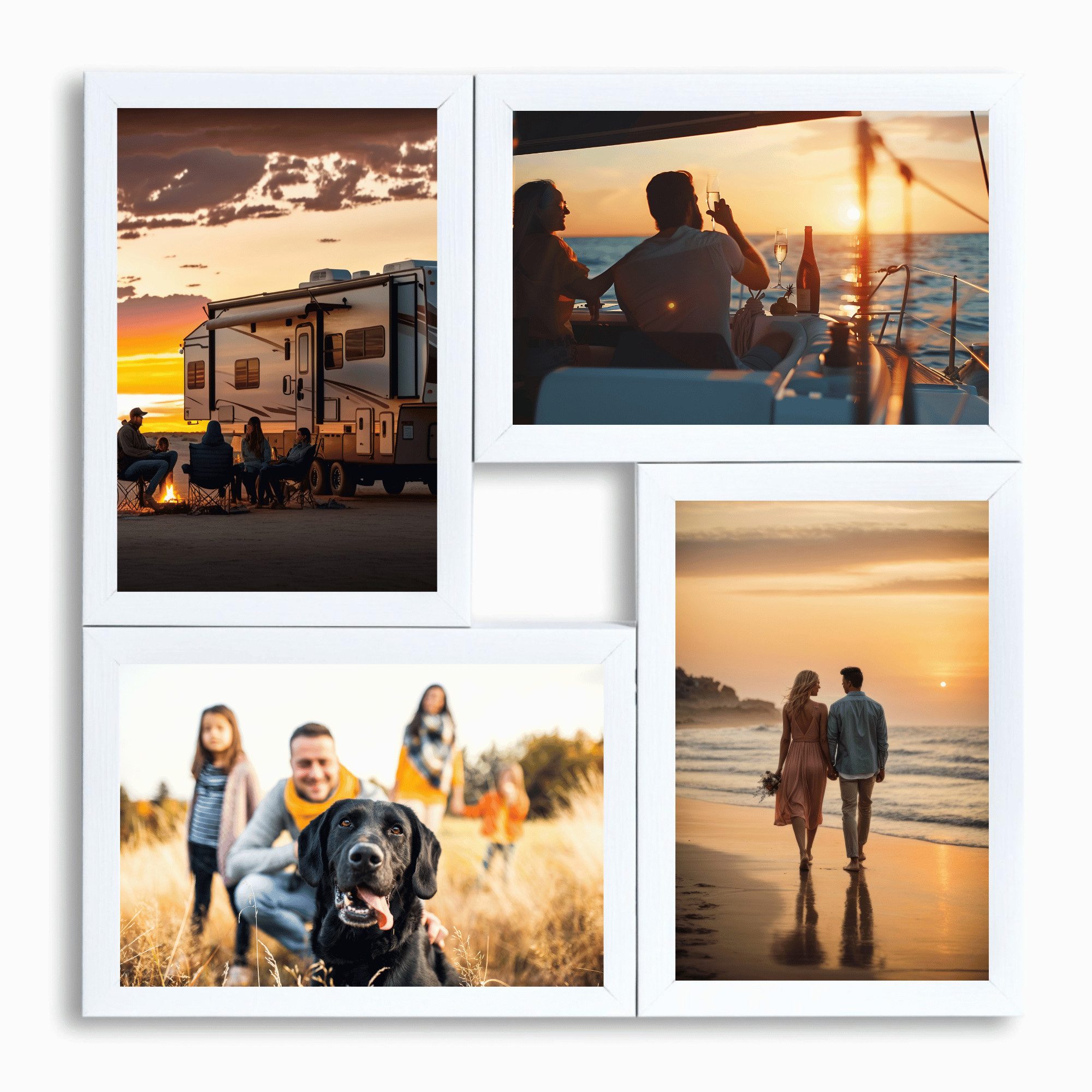 Victor (Zenith) Bilderrahmen Collage 4er Multiframe Collage, Bilderrahmen C günstig online kaufen