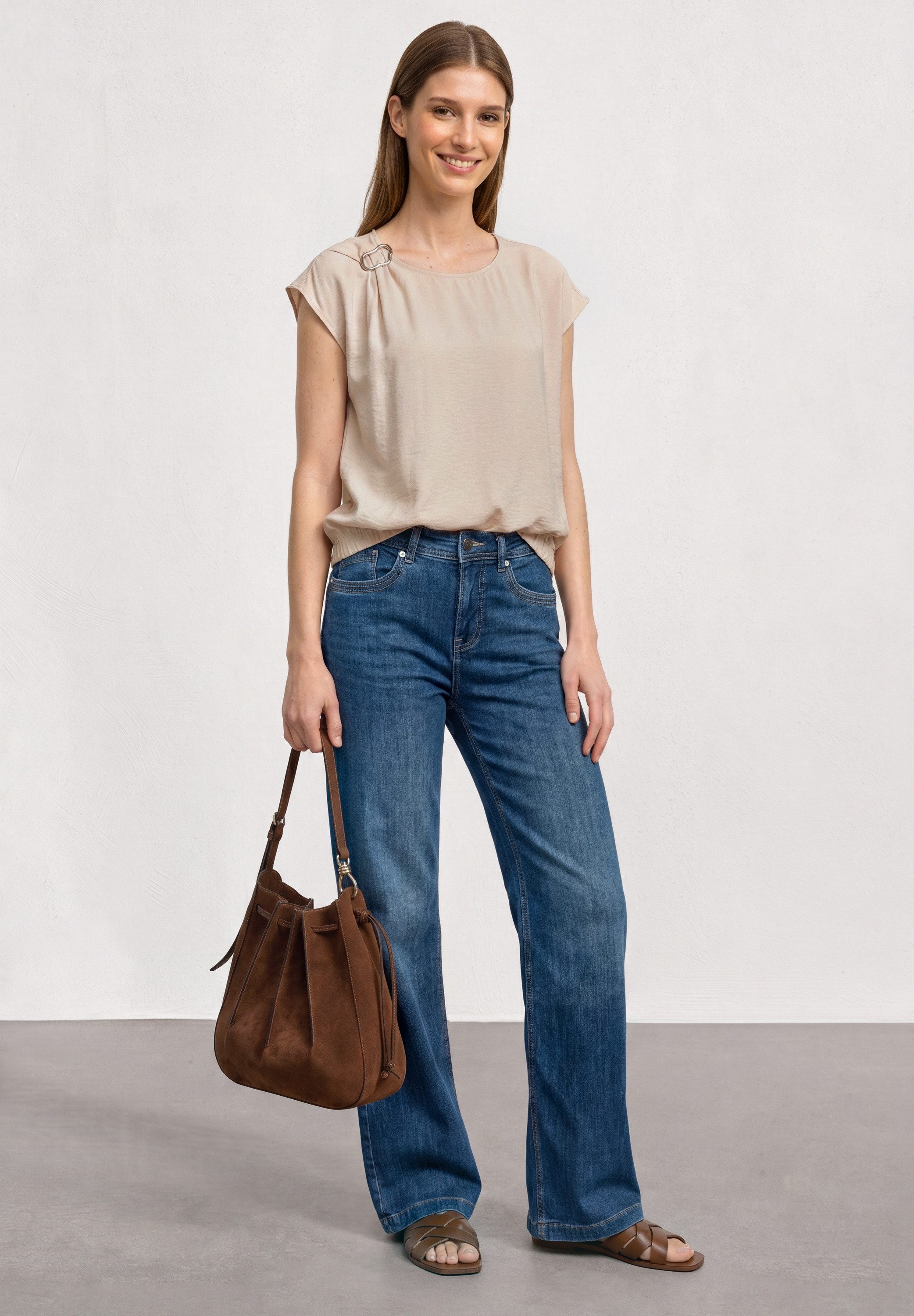 STREET ONE Shirtbluse in Blusen-Optik