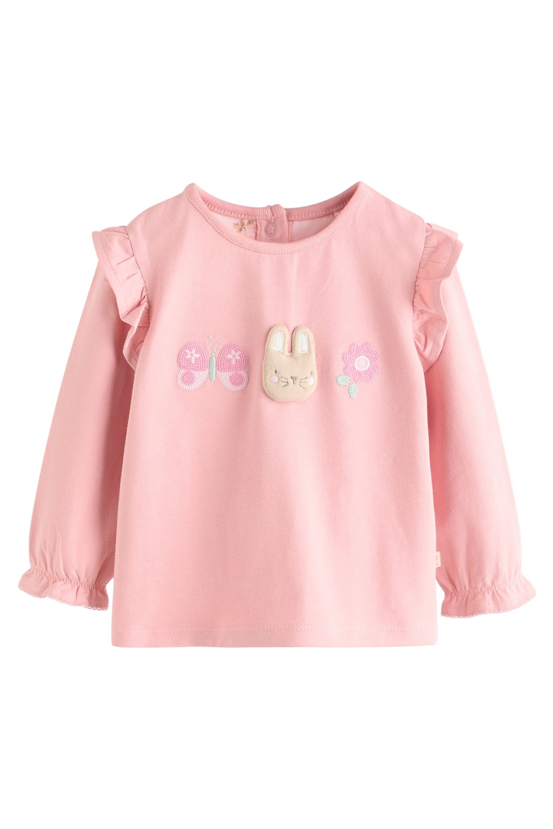 Next Shirt & Leggings Baby-Langarmshirts und Leggings, 6-teiliges Set (6-tlg)