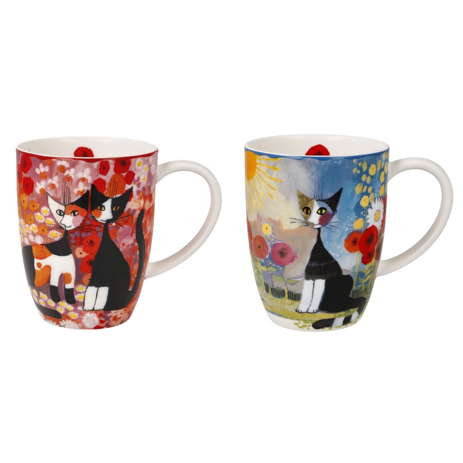 Goebel Tasse Rosina Wachtmeister, Fine Bone China, in Geschenkbox, Bunt, Luce Solare, H: 11cm