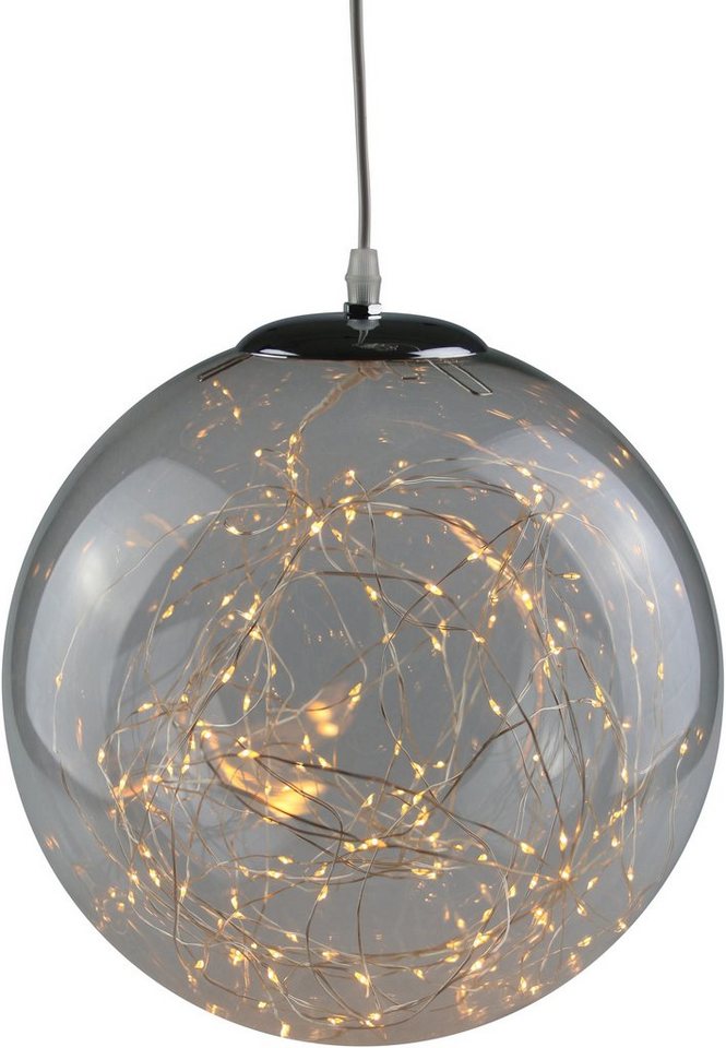 AM Design LED Dekolicht, LED fest integriert, LED Kugel aus Glas,  Lichterglanz, Weihnachtsdeko aussen