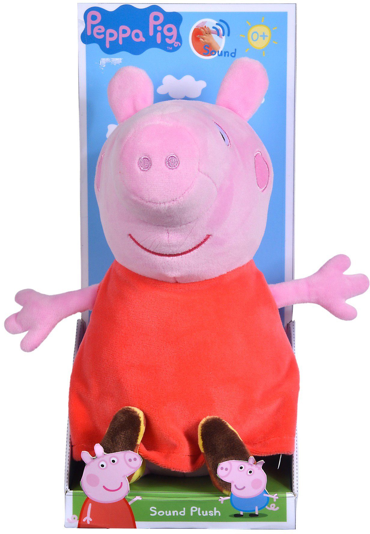 SIMBA Kuscheltier Peppa Pig, Peppa, 22 cm, mit Sound