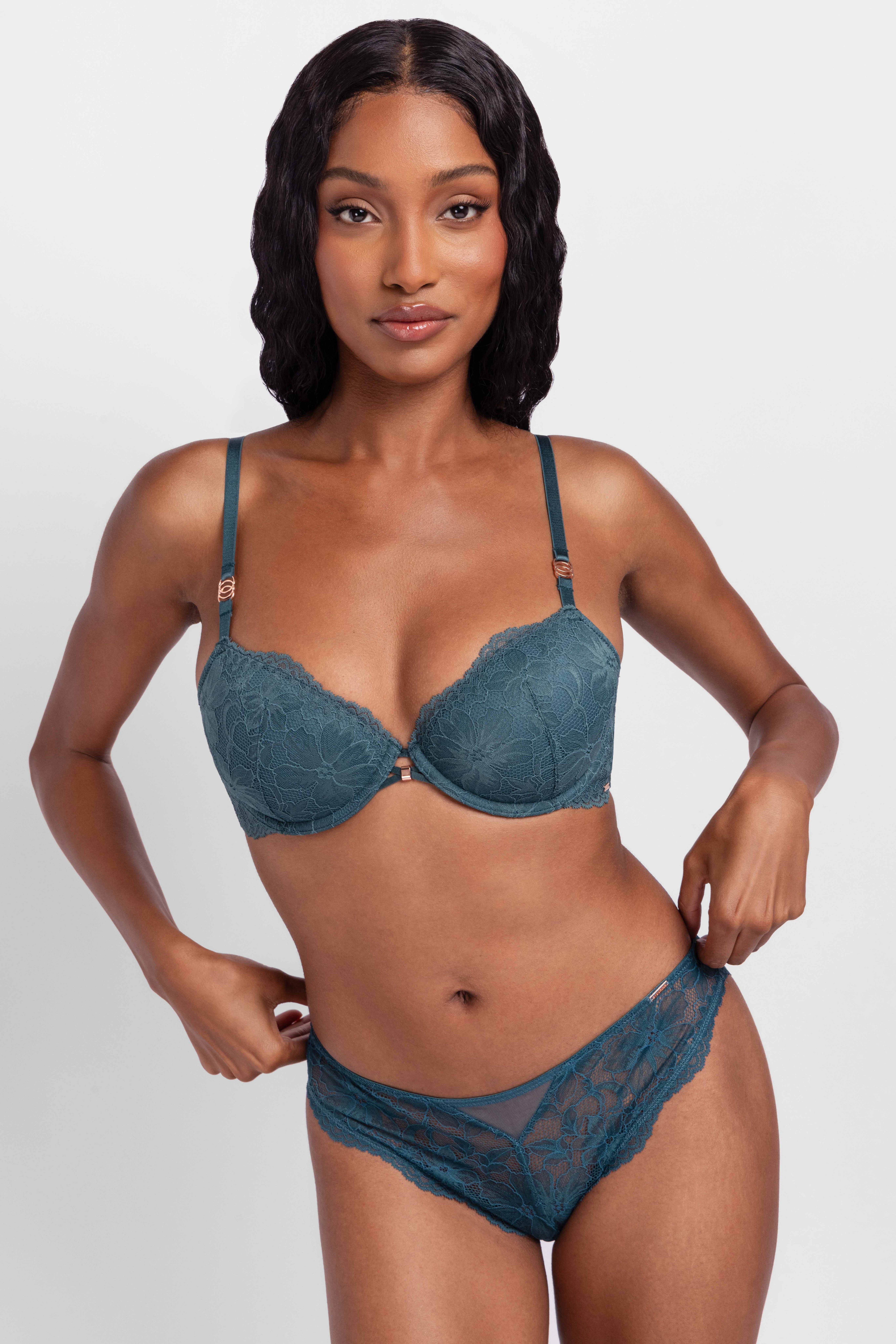 Dorina Bügel-BH Jemma Spitze, feminin, schmale Träger, leicht gepolstert, vorgeformte Cups – Bild 3 von 5