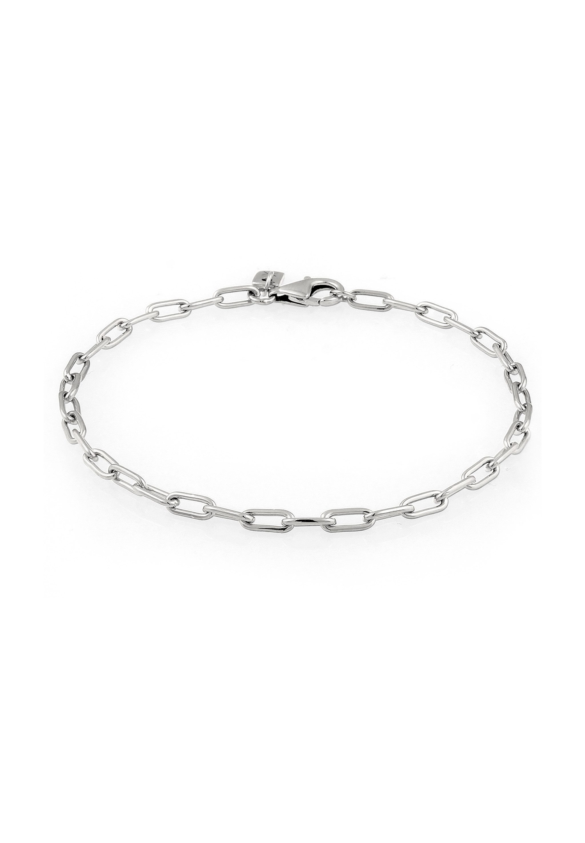 Silberarmband Gliederkette Oval 925 Sterling Silber