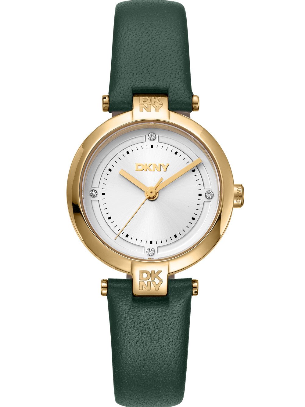 DKNY Quarzuhr DKNY DK1L043L0025 Damenuhr Essential Mini Dark Green 28mm 5ATM DKNY DK1L043L0025 Damenuhr Essential Mini Dark Green 28mm 5ATM
