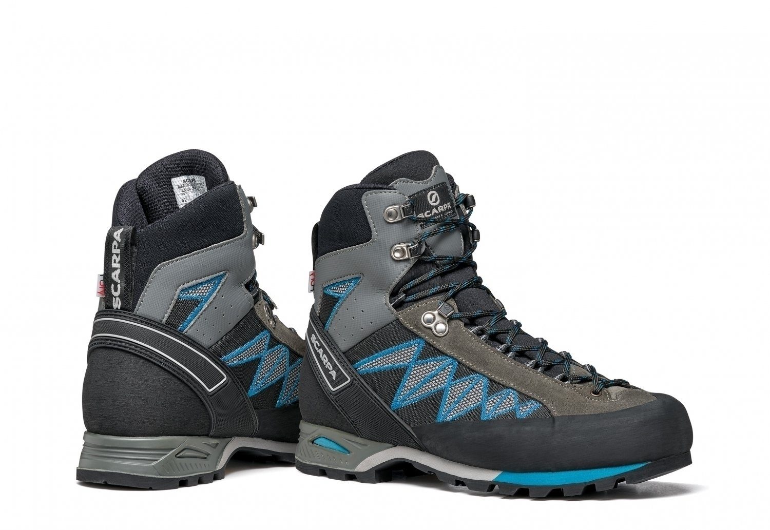 Scarpa Marmolada Trek HD Herren Bergschuh schwarz/grau/blau Wanderschuh