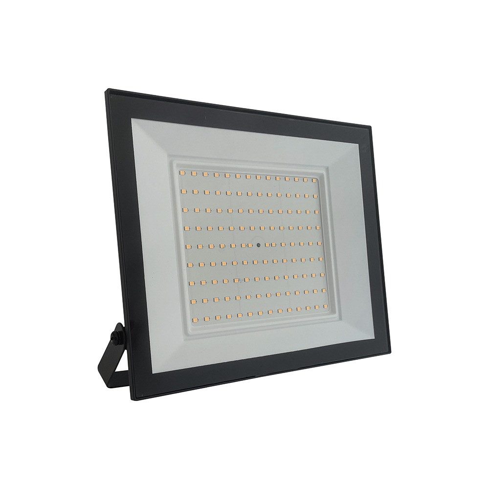 V-TAC LED Flutlichtstrahler, LED-Leuchtmittel fest verbaut, Warmweiß, LED Flutlichtstrahler Außenwandleuchte Aluminium Schwarz Außenleuchte