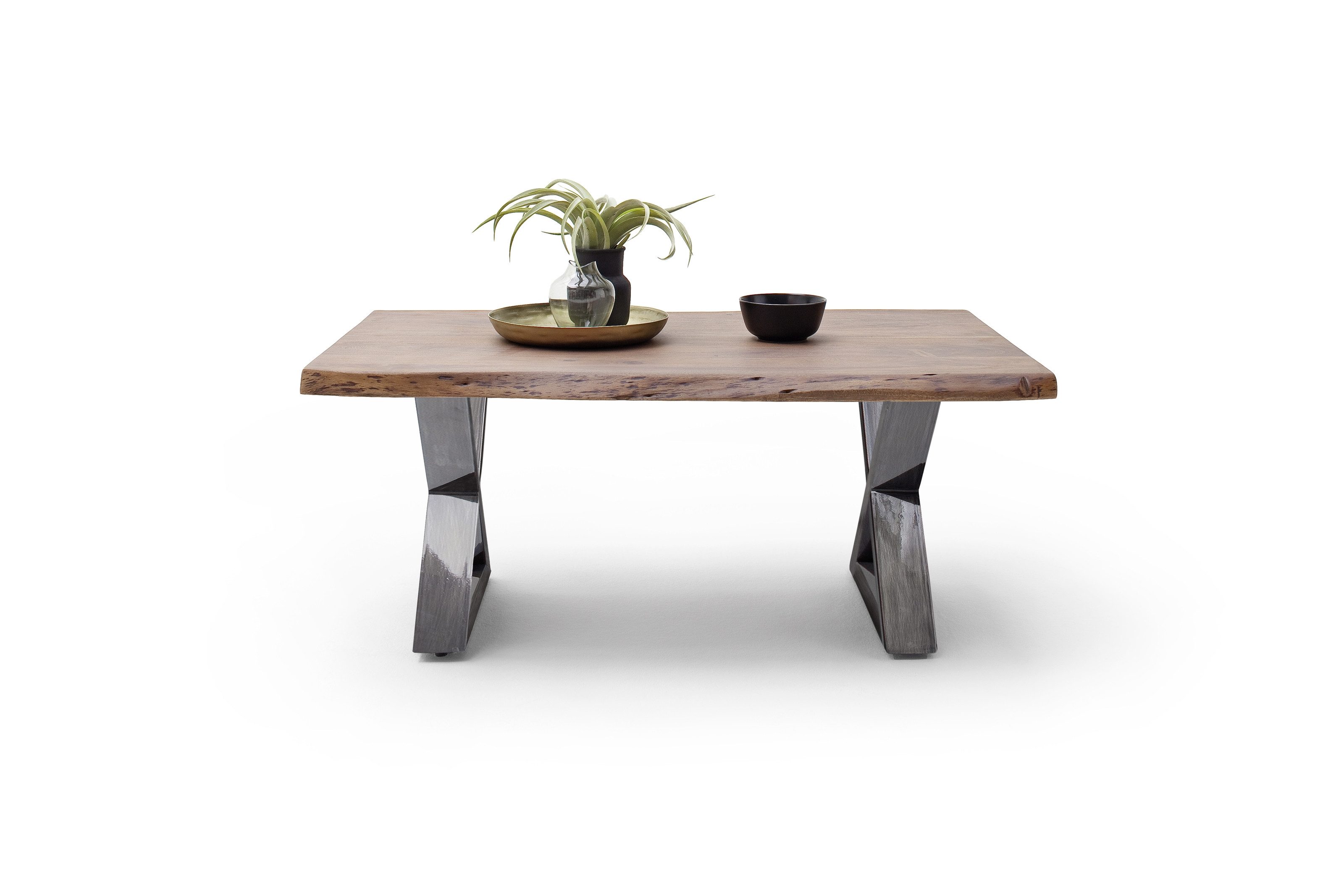 freiraum Couchtisch CARTAGENA, in Akazie massiv walnussfarben - 110x45x70 (BxHxT)