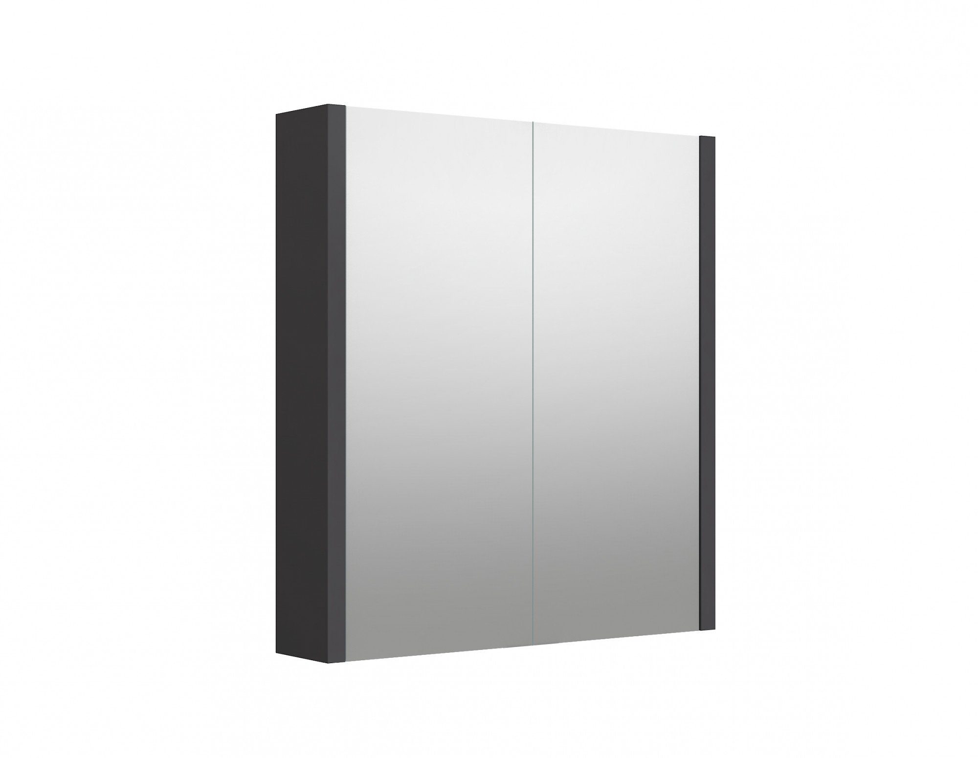 welltime Spiegelschrank 2 mit mit Urban Soft-Close-Funktion, Türen Glaseinlegeböden