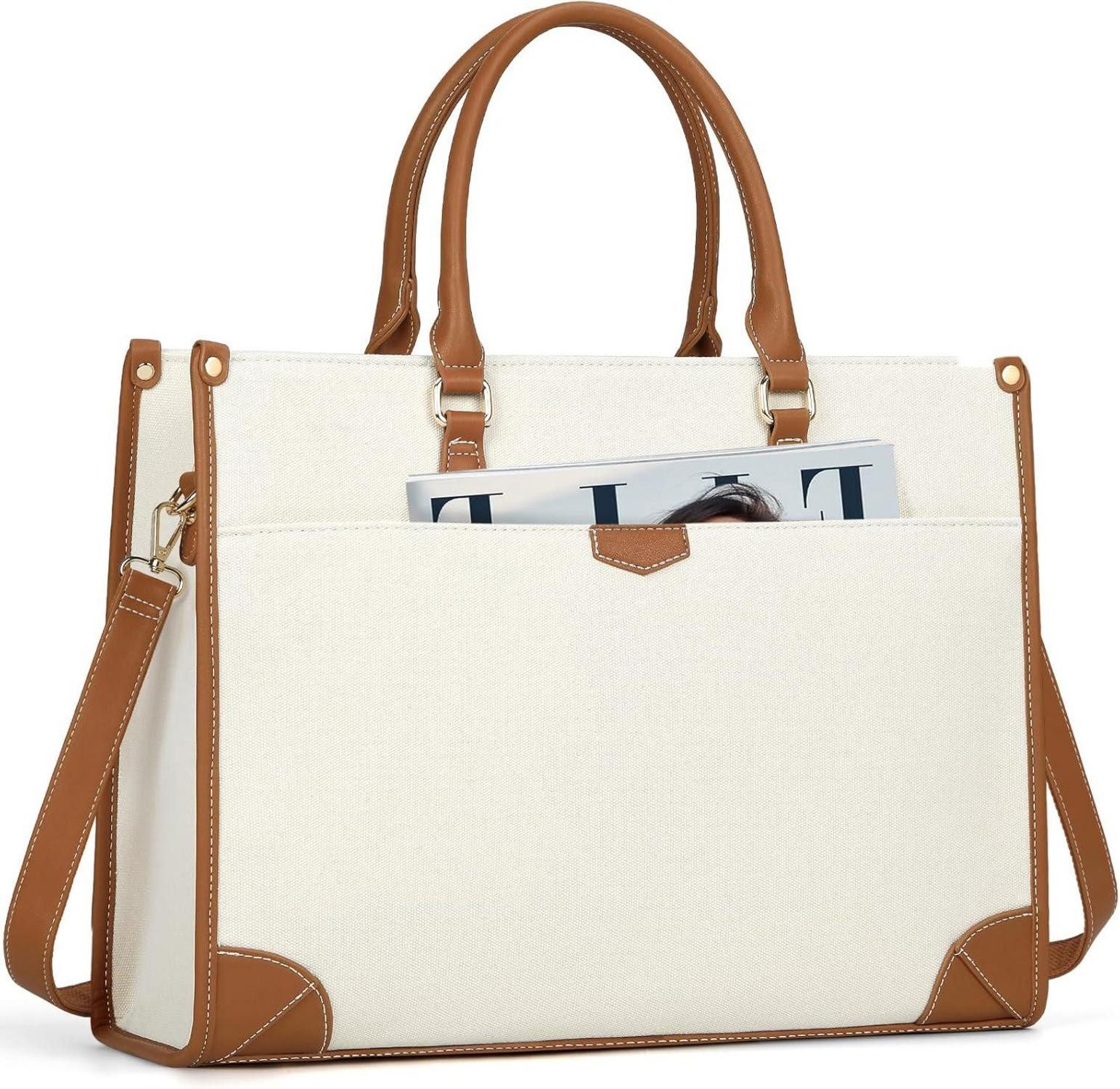 LuxusKollektion Laptoptasche Handtasche Damen Canvas Laptoptasche günstig online kaufen