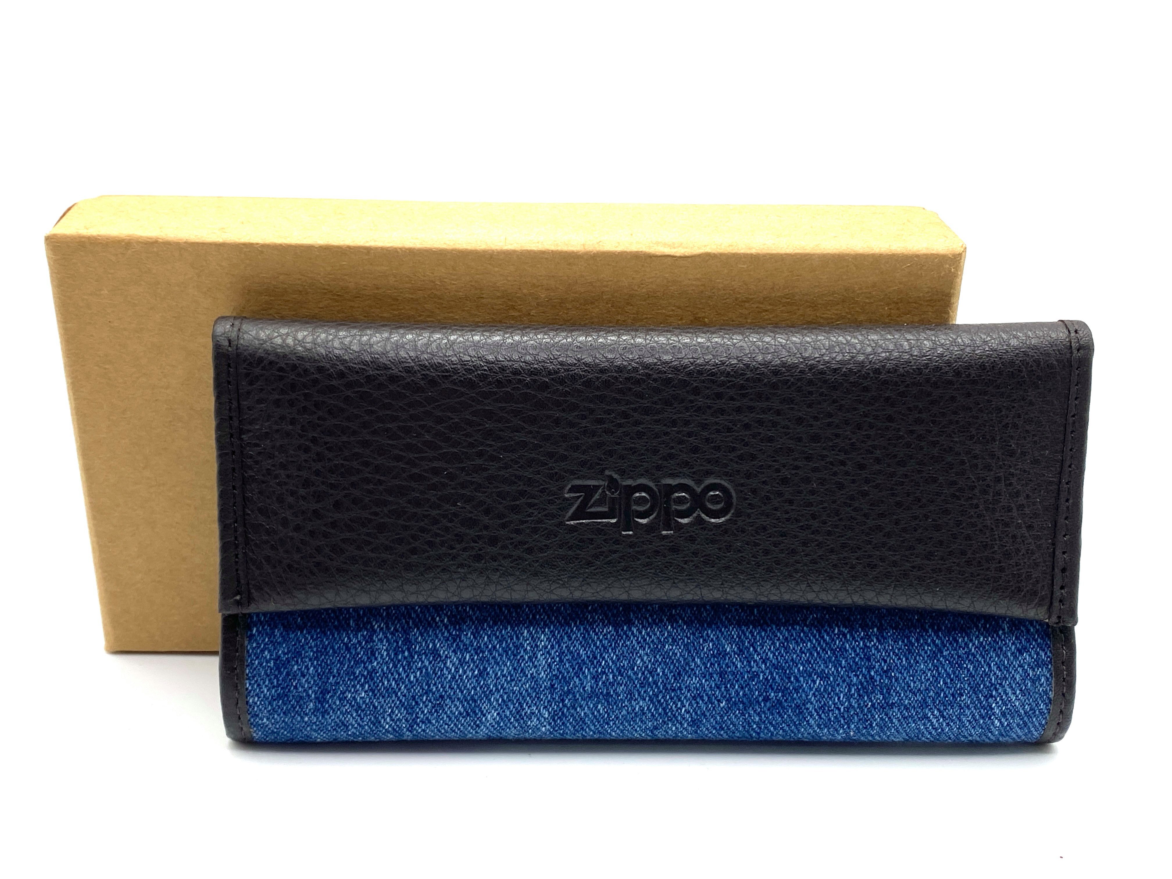 Tabakbeutel Drehertasche Tabak Beutel Jeans/Lederoptik inkl. Geschenkbox