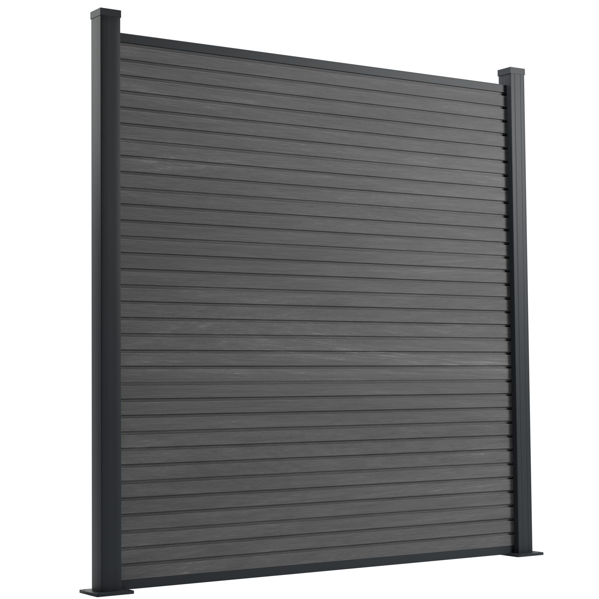 Detowood GmbH Gartenzaun WPC Sichtschutzzaun Royal Fineline