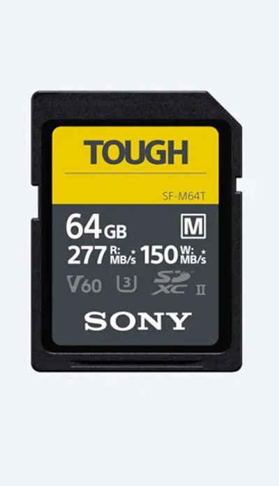 Sony SDXC-Karte 64 GB Cl10 UHS-II U3 V60 TOUGH Speicherkarte